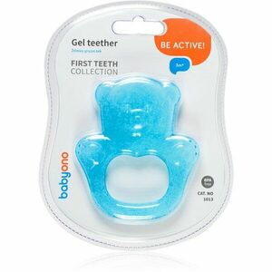 BabyOno Be Active Gel Teether kousátko Blue Bear 1 ks obraz