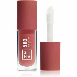 3INA The Color Lip Oil hydratační olej na rty odstín 503 - Medium nude pink, sheer 4 ml obraz