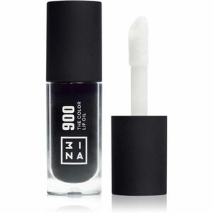 3INA The Color Lip Oil hydratační olej na rty odstín 900 - Jet black, sheer 4 ml obraz