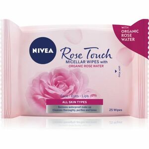 Nivea MicellAir Rose Touch Čisticí micelární pleťové ubrousky 25 ks obraz