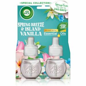 Air Wick Spring Fresh Spring Breeze & Island Vanilla elektrický osvěžovač vzduchu náhradní náplň 2x19 ml obraz