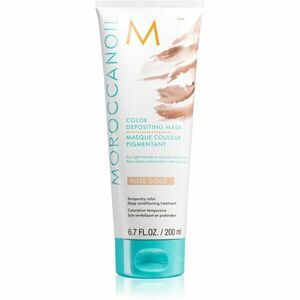 Moroccanoil Color Depositing jemná vyživující maska bez permanentních barevných pigmentů Rose Gold 200 ml obraz