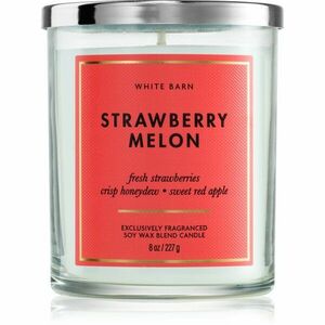 Bath & Body Works Strawberry Melon vonná svíčka 227 g obraz