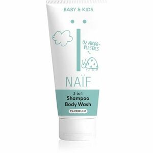 Naif Baby & Kids 2-in-1 dětský mycí gel a šampon bez parfemace 200 ml obraz