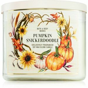 Bath & Body Works Pumpkin Snickerdoodle vonná svíčka 411 g obraz