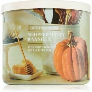 Bath & Body Works Whipped Honey & Vanilla vonná svíčka 411 g obraz