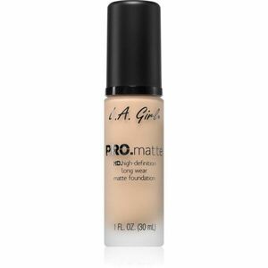 L.A. Girl Cosmetics PRO. Matte HD dlouhotrvající make-up s matným efektem odstín Beige 30 ml obraz