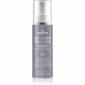 Medavita Keratin Miracle Smoothing Thermo Defence Spray termoochranný sprej pro úpravu žehličkou a kulmou na vlasy 150 ml obraz