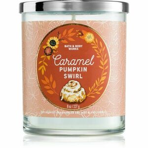 Bath & Body Works Caramel Pumpkin Swirl svíčka 227 g obraz