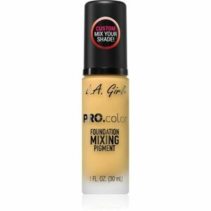 L.A. Girl Cosmetics PRO. Color podkladová báze pod make-up pro sjednocení barevného tónu pleti odstín Yellow 30 ml obraz