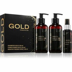 Brazil Keratin Luxury Gold dárková sada pro suché a poškozené vlasy obraz