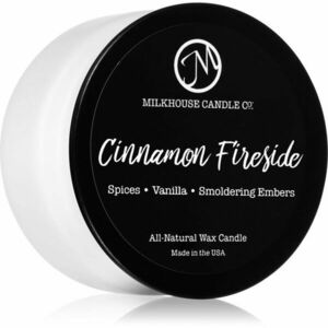 Milkhouse Candle Co. Creamery Cinnamon Fireside vonná svíčka Sampler Tin 42 g obraz