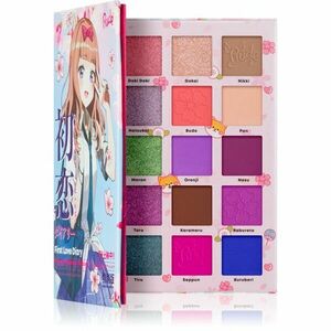 Rude Cosmetics Manga Collection Pigments & Shadows Palette paletka očních stínů odstín First Love Diary 22 g obraz