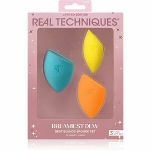 Real Techniques Dreamiest Dew Best Blends Sponge Set sada make-up aplikátorů obraz