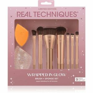 Real Techniques Wrapped In Glow Brush + Sponge Set sada štětců obraz