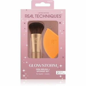 Real Techniques Glowstorm Mini Brush + Sponge Set sada štětců obraz