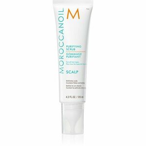 Moroccanoil Scalp Purifying Scrub jemný čisticí peeling se zklidňujícím účinkem na vlasovou pokožku 125 ml obraz