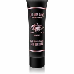 Institut Karité Paris Black Leather Shea Body Milk tělové mléko s bambuckým máslem 30 ml obraz