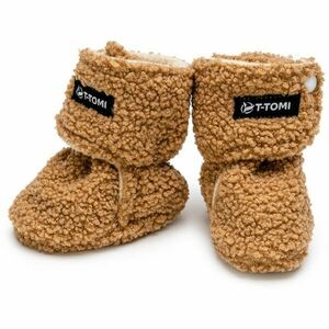 T-TOMI TEDDY Booties Brown dětské capáčky 9-12 months 1 ks obraz