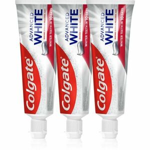 Colgate Advanced White Volcanic Ash and Baking Soda přírodní zubní pasta 3x75 ml obraz