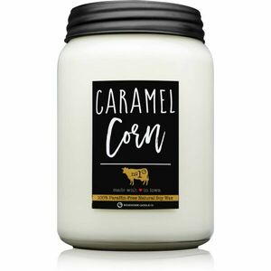 Milkhouse Candle Co. Farmhouse Caramel Corn vonná svíčka Mason Jar 737 g obraz