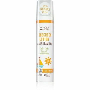 WoodenSpoon Baby & Family ochranné opalovací mléko SPF 30 100 ml obraz