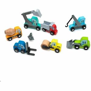 UMU Toys Construction vehicles aktivity hračka ze dřeva obraz