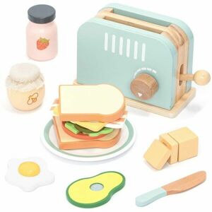 UMU Toys Toaster & Sandwich set aktivity hračka ze dřeva obraz