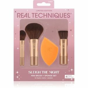 Real Techniques Sleigh The Night Mini Brush + Sponge Set sada štětců obraz