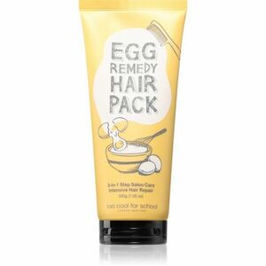 Too Cool For School Egg Remedy Hair Pack vyživující a hydratační maska na vlasy s extraktem z vaječného žloutku 200 g obraz