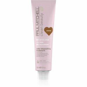 Paul Mitchell Clean Beauty Color Depositing Treatment vyživující maska pro barvené vlasy odstín Cocoa 150 ml obraz