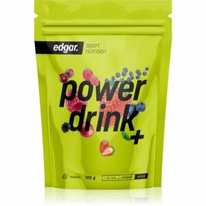 Edgar Power Drink + podpora sportovního výkonu s kofeinem příchuť Berries 100 g obraz