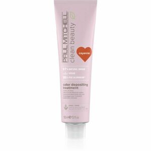 Paul Mitchell Clean Beauty Color Depositing Treatment vyživující maska pro barvené vlasy odstín Cayenne 150 ml obraz