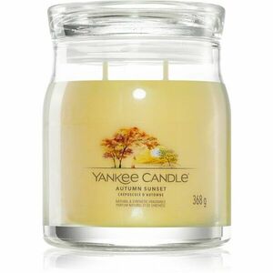 Yankee Candle Autumn Sunset vonná svíčka Signature 368 g obraz