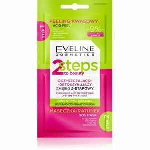 Eveline Cosmetics 2 Steps To Beauty dvoufázová péče na obličej 2x4 ml obraz