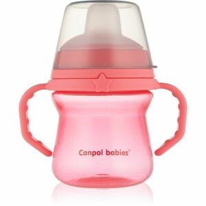 Canpol babies FirstCup 150 ml hrnek Pink 6m+ 150 ml obraz