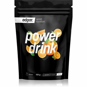 Edgar Power Drink podpora sportovního výkonu příchuť Orange 100 g obraz