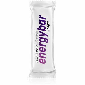 Edgar Energybar energetická tyčinka vegan příchuť Plum/Poppy 50 g obraz