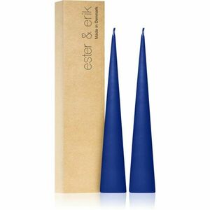 ester & erik cone candles cornflower (no. 48) dekorativní svíčka 2x25 cm obraz