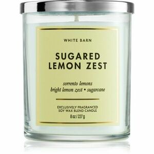 Bath & Body Works Sugared Lemon Zest vonná svíčka 227 g obraz