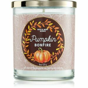 Bath & Body Works Pumpkin Bonfire vonná svíčka 227 g obraz