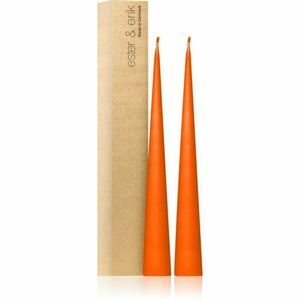 ester & erik cone candles mild orange (no. 16) dekorativní svíčka 2x37 cm obraz