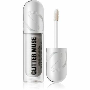 Makeup Revolution Metallic Muse Glitter Muse třpytivé tekuté oční stíny odstín Silver 3.5 ml obraz