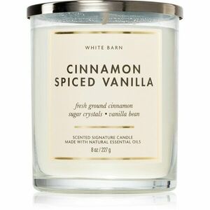 Bath & Body Works Cinnamon Spiced Vanilla vonná svíčka 227 g obraz