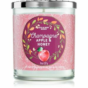 Bath & Body Works Champagne Apple & Honey vonná svíčka 227 g obraz