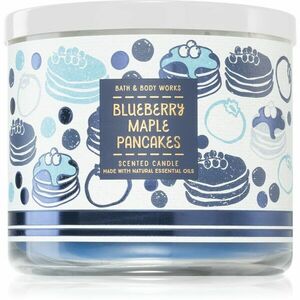 Bath & Body Works Blueberry Maple Pancakes vonná svíčka 411 g obraz