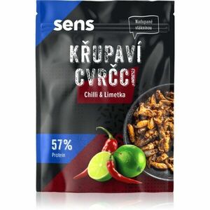 SENS Kořenění červíci pražený hmyz příchuť Chilli & Lime 16 g obraz