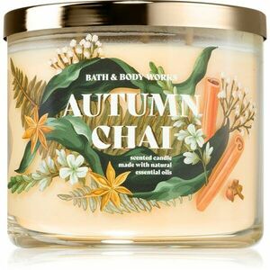 Bath & Body Works Autumn Chai vonná svíčka 411 g obraz