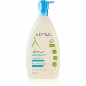 A-Derma Primalba Baby mycí gel na tělo a vlasy pro děti 500 ml obraz