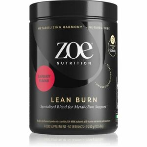 ZOE Lean Burn prášek pro podporu spalování tuků příchuť Raspberry 250 g obraz